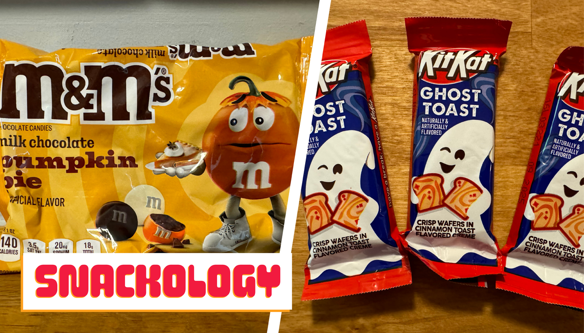 Kicking off Halloween with Pumpkin Pie M&Ms and Kit Kat Ghost Toast